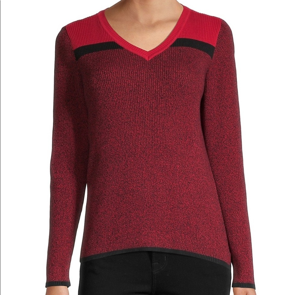 KAREN SCOTT Knit Colourblock Sweater